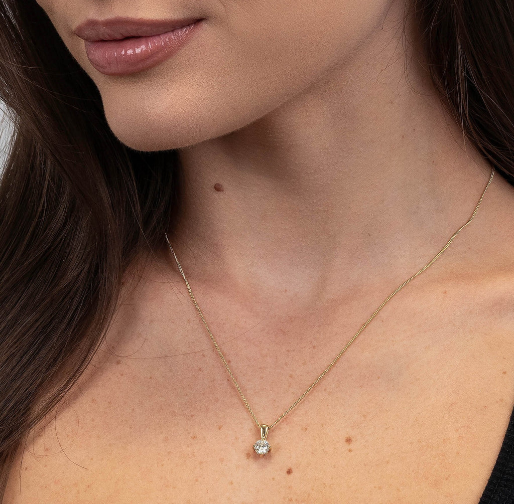 18ct Yellow Gold 0.70ct Diamond Pendant