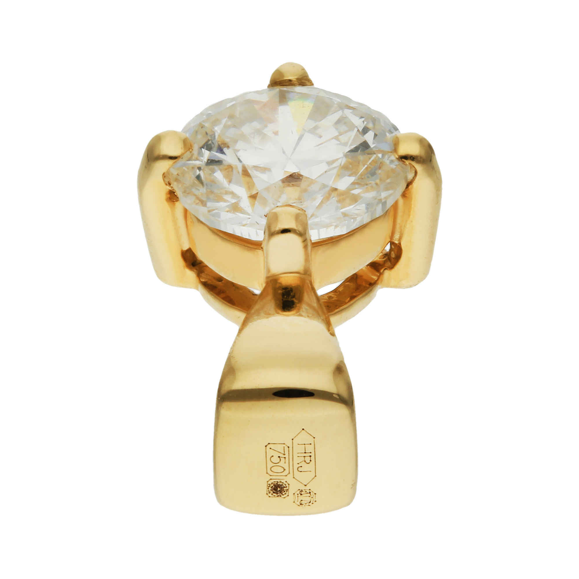 18ct Yellow Gold 0.70ct Diamond Pendant